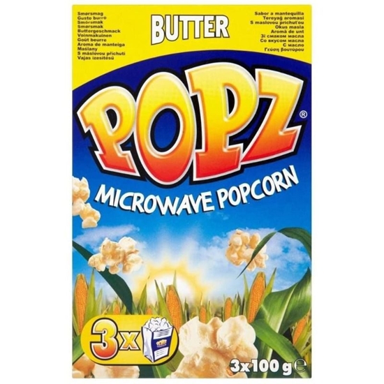 Picture of POPZ MICROWAVE POPCORN BUTTER